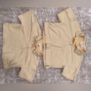 Athleta Kids yellow polo Shirt